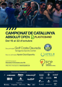 Campionat de Catalunya absolut del 15 al 22 d'octubre 2023, al Club Golf Costa Daurada i Apolo Club de Torredembarra